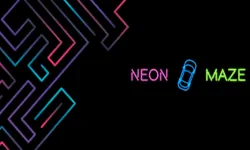 Neon Car Maze